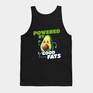 Powered by Good Fats Running Sport Avocado Tank Top